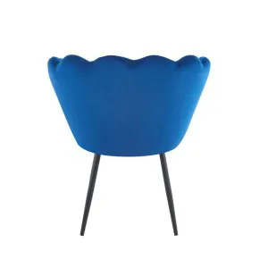 Fotel velvet (niebieski) /nogi czarne/ Furnitex 4