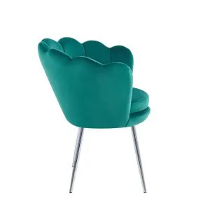 Fotel velvet (zielony) /nogi srebrne/ Furnitex 3