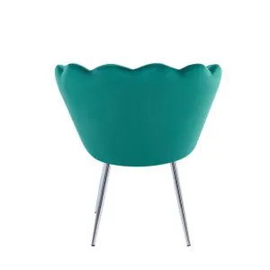 Fotel velvet (zielony) /nogi srebrne/ Furnitex 4