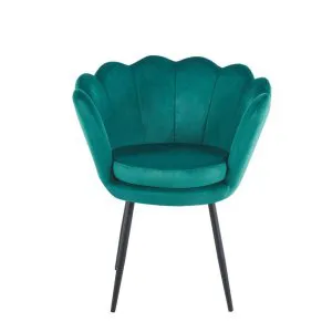 Fotel velvet (zielony) /nogi czarne/ Furnitex 2