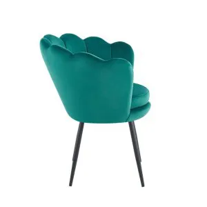 Fotel velvet (zielony) /nogi czarne/ Furnitex 3