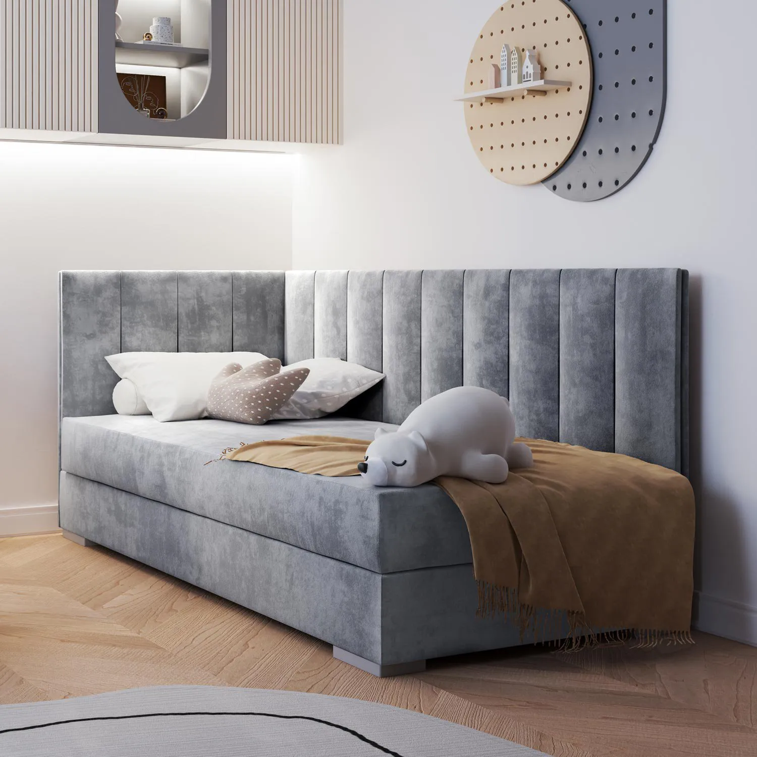 Łóżko do sypialni 90x200 Coimbra III Meblobed