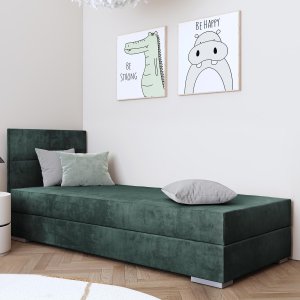 Łóżko tapicerowane 90 cm Tomar I