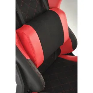 DRAKE fotel gabinetowy czerwony / czarny Halmar 9