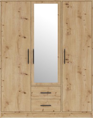 Szafa ubraniowa trzydrzwiowa z lustrem Smart System SRL2