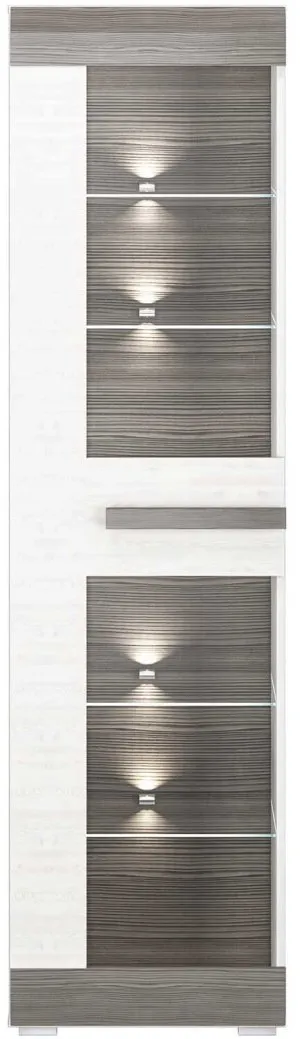 Witryna ze szkłem Blanco 02 lewa ML Meble 1