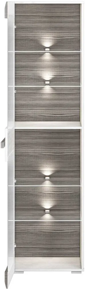 Witryna ze szkłem Blanco 02 lewa ML Meble 3