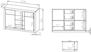 Komoda Castel 09 ML Meble 3
