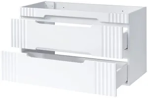 Szafka pod umywalkę 120 cm Fiji White 82-120-D-2S Comad 3