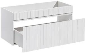 Szafka pod umywalkę 100 cm Iconic White 82-100-D-1S Comad 2