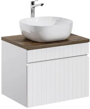 Szafka pod umywalkę 60 cm Iconic White 82-60-D-1S Comad 5