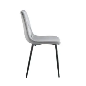 Krzesło velvet (szare) Furnitex 3
