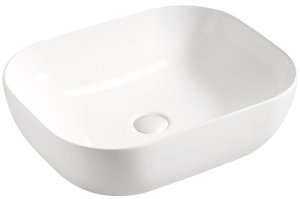 Umywalka ceramiczna nablatowa UM-6254 Smile 50 DP