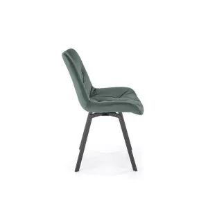 K519 krzesło ciemny zielony Halmar 3