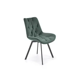 K519 krzesło ciemny zielony Halmar 4