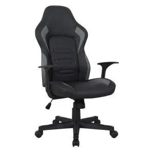 Fotel biurowy czarno/szary Furnitex 1