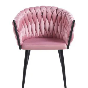 Krzesło velvet (różowe) Furnitex 2