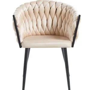 Krzesło velvet (beżowe) Furnitex 2