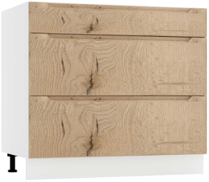 90 dolna zabudowa płyty ceramicznej trzy szuflady