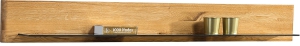 Drewniany panel ze szklaną półką Denver typ 35