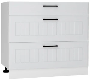 90 dolna zabudowa płyty ceramicznej trzy szuflady Stolkar 4