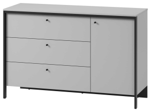 Komoda z oświetleniem do sypialni Gris GS-04