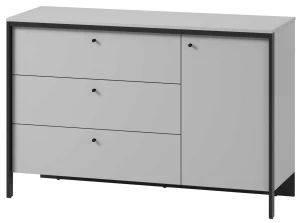 Komoda z oświetleniem do sypialni Gris GS-04 Lenart Meble 1