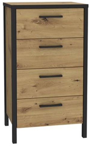 Komoda dąb artisan Kirikus KUSK214-C934