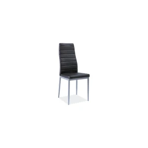 Krzesło h261 bis aluminium//czarny ekoskóra Signal Meble 1
