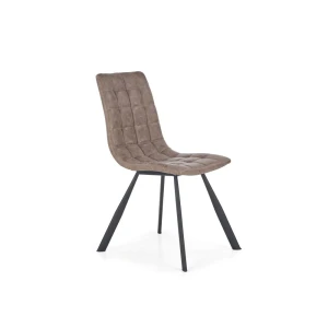 K280 krzesło brązowy / czarny (2p=4szt) Halmar 1