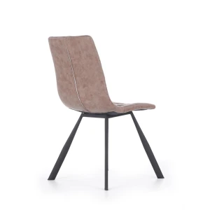 K280 krzesło brązowy / czarny (2p=4szt) Halmar 5