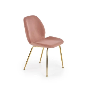 K381 krzesło różowy / złoty Halmar 1