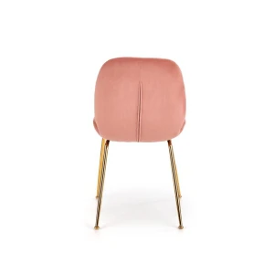 K381 krzesło różowy / złoty Halmar 3