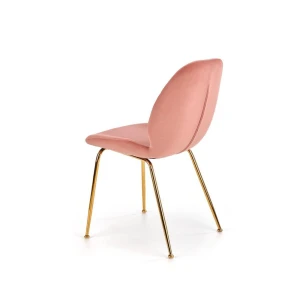 K381 krzesło różowy / złoty Halmar 6
