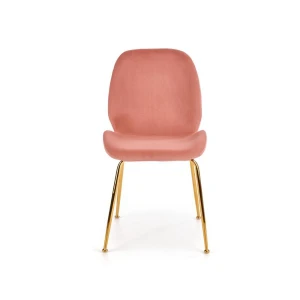 K381 krzesło różowy / złoty Halmar 12