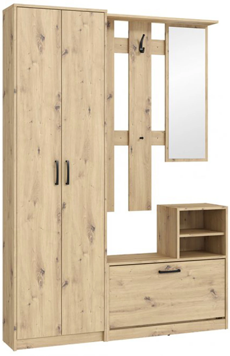 Meble do przedpokoju dąb artisan Niko NIKD01 Meble Forte