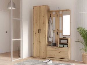 Meble do przedpokoju dąb artisan Niko NIKD01 Meble Forte 5