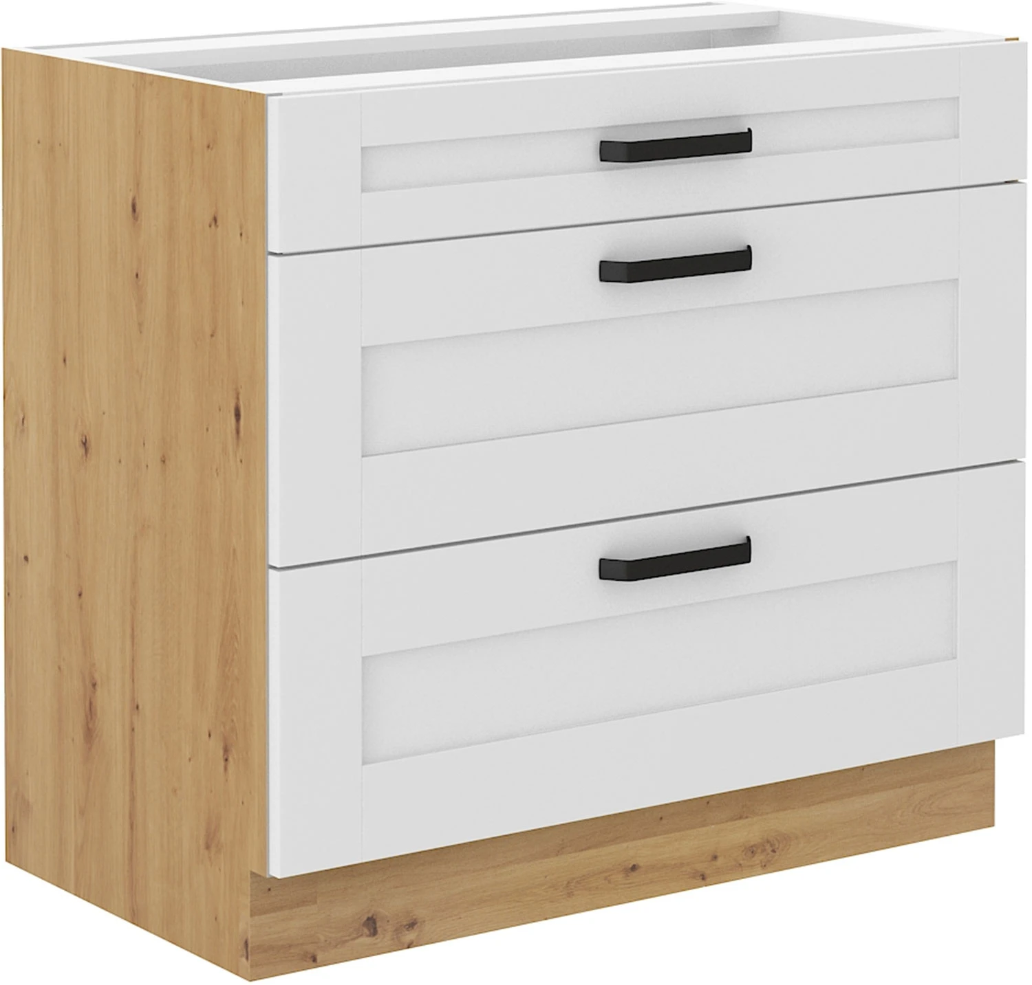80 dolna trzy szuflady Stolarz Lempert