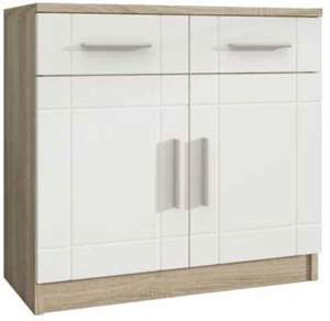 Komoda nowoczesna Paris 2F2S (Biały + Dąb Sonoma) Stolarz Lempert 1