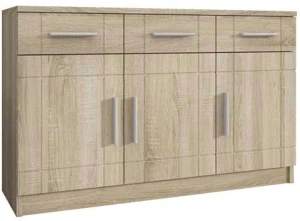 Komoda nowoczesna Paris 3F3S (Dąb Sonoma) Stolarz Lempert 1