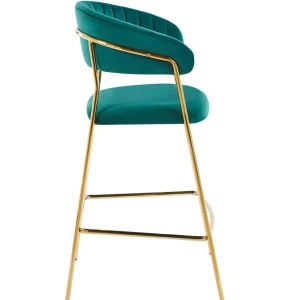 Hoker velvet zielony (złoty stelaż) Furnitex 3