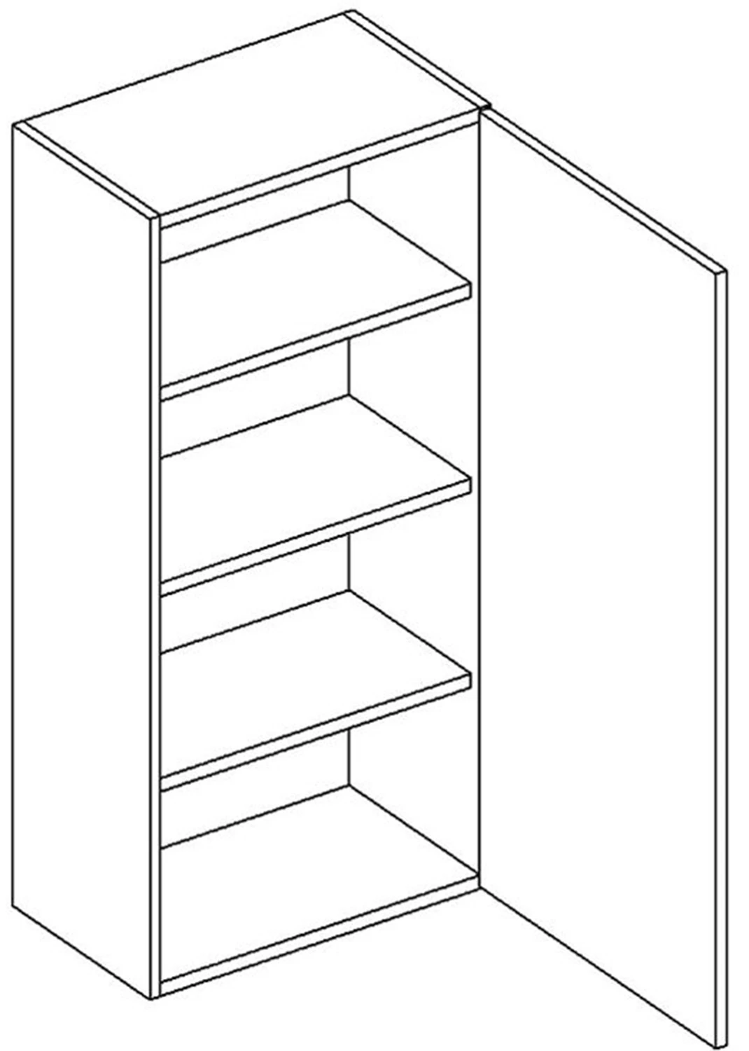 50 górna jedne drzwi wys. 94 cm Layman