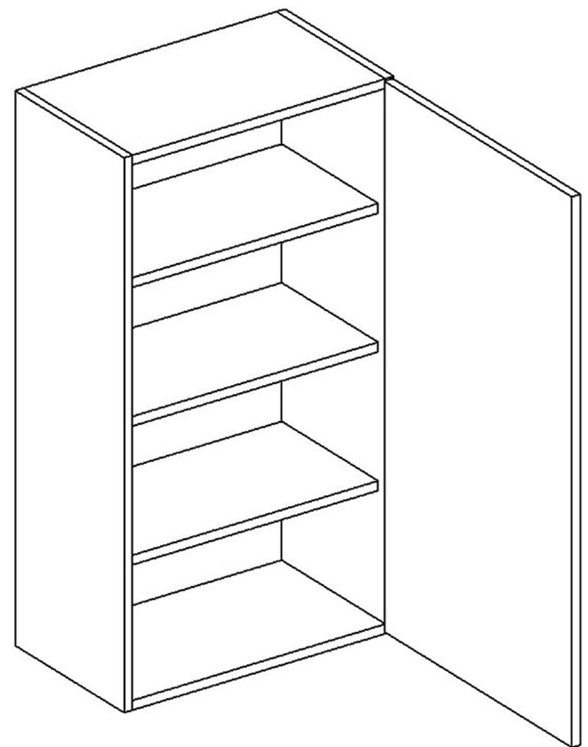 60 górna jedne drzwi wys. 94 cm Layman