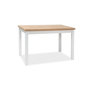 Stół adam dąb lancelot / biały mat 100x60