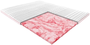 Materac posłaniowy żelowy (pokrowiec Smart + Antyslip) 100x200