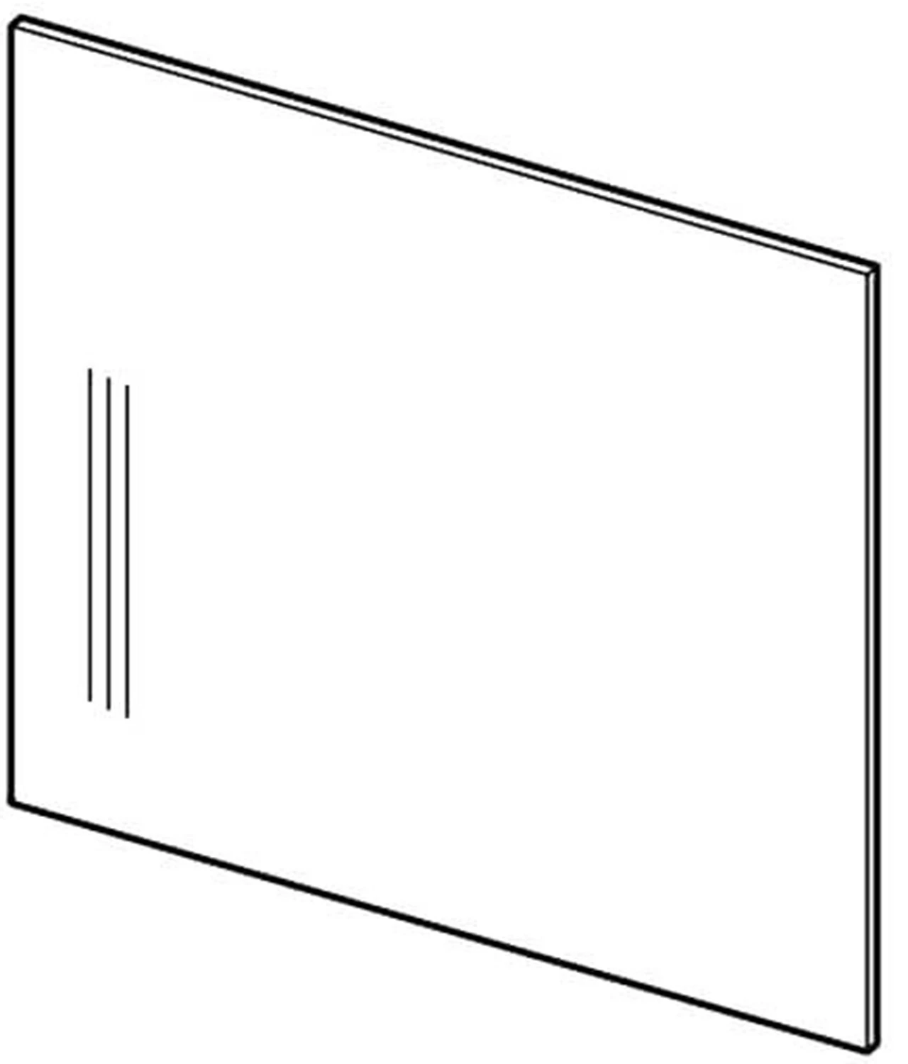 Panel boczny do szafek górnych 36/56 Layman