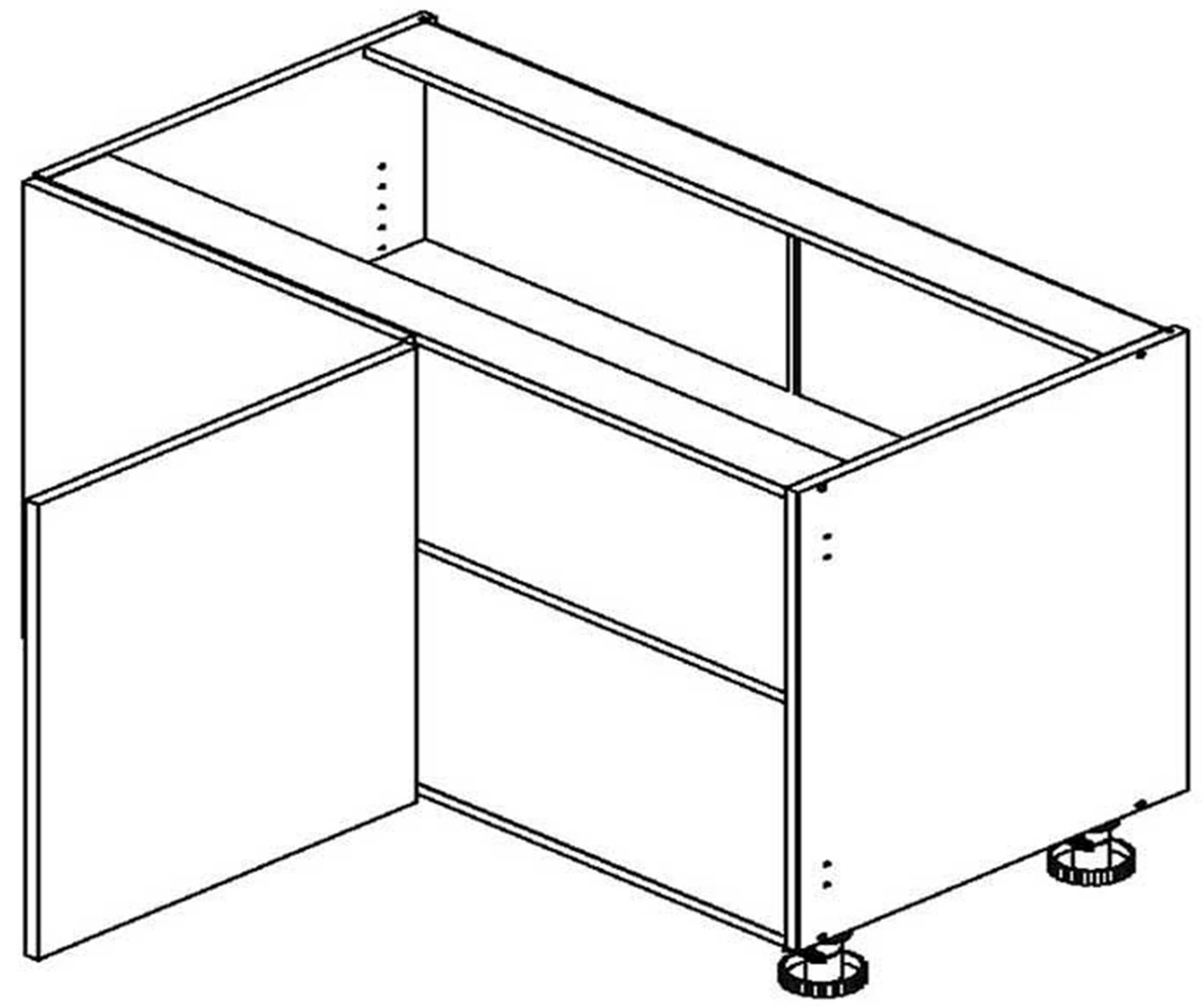 105 dolny narożnik wsuwny lewy Layman
