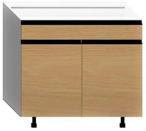 90 dolna dwudrzwiowa z szufladą Layman 1