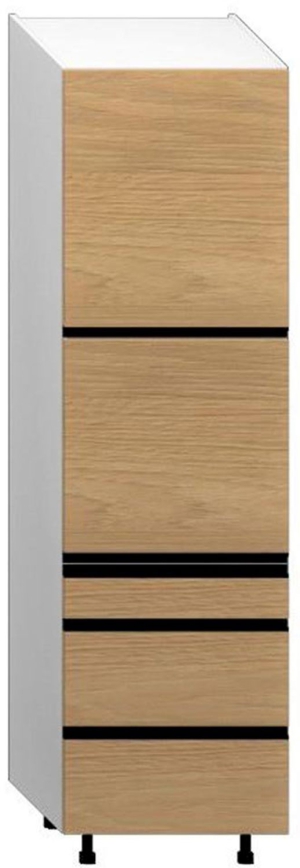 60 dolna słupek, trzy szuflady wys. 235.7 cm
