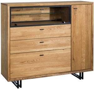 Loftowa komoda drewniana Vigo Natura typ 47